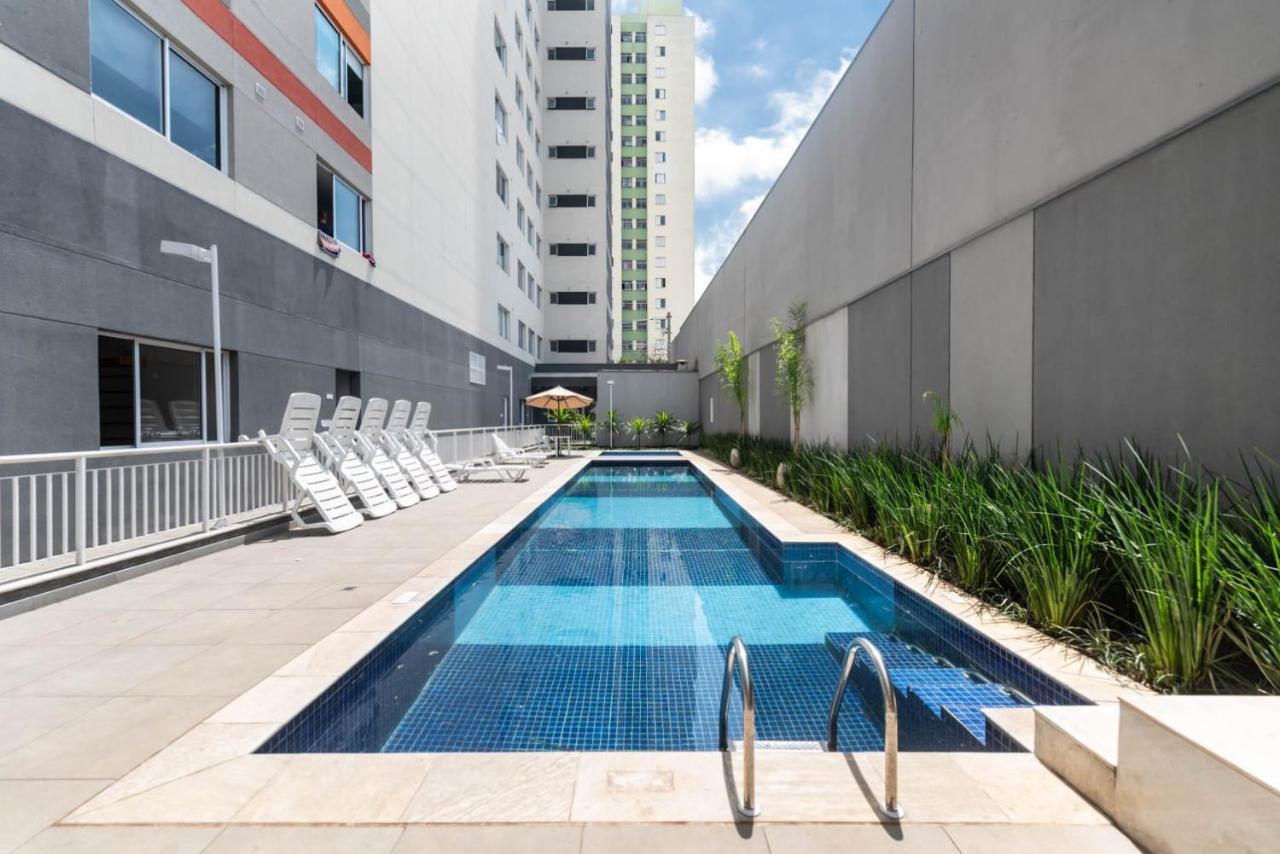 92B Apto Confortavel Prox Ao Bras - Piscina E Academia ساو باولو المظهر الخارجي الصورة